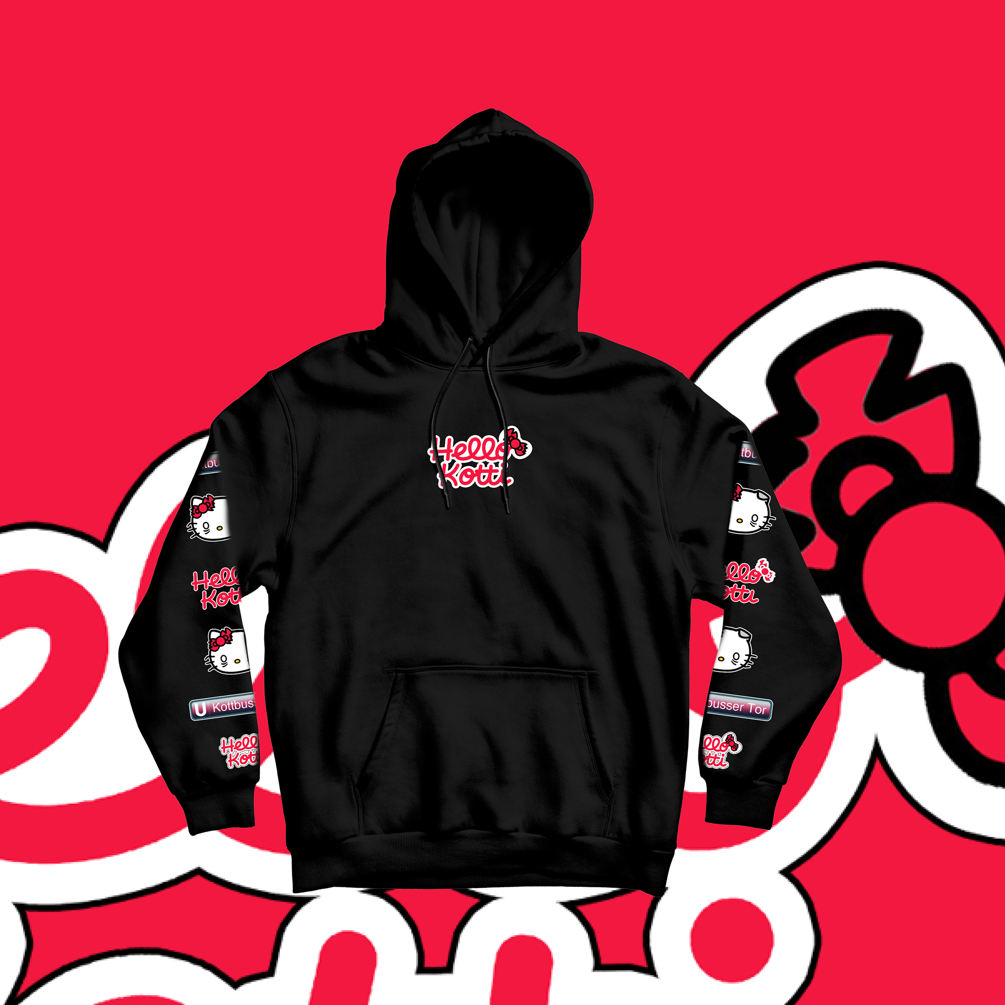 Bild von HELLO KOTTI - HOODY [schwarz]